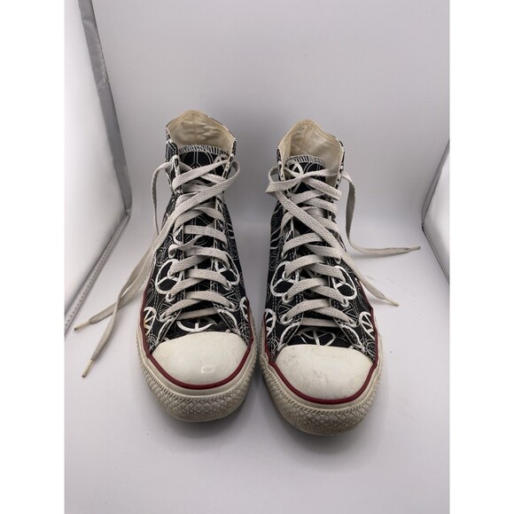 Converse Chuck Taylor Sneakers Size 9 PEACE SIGN  All Star Vintage, Early 2000s - Picture 3 of 8